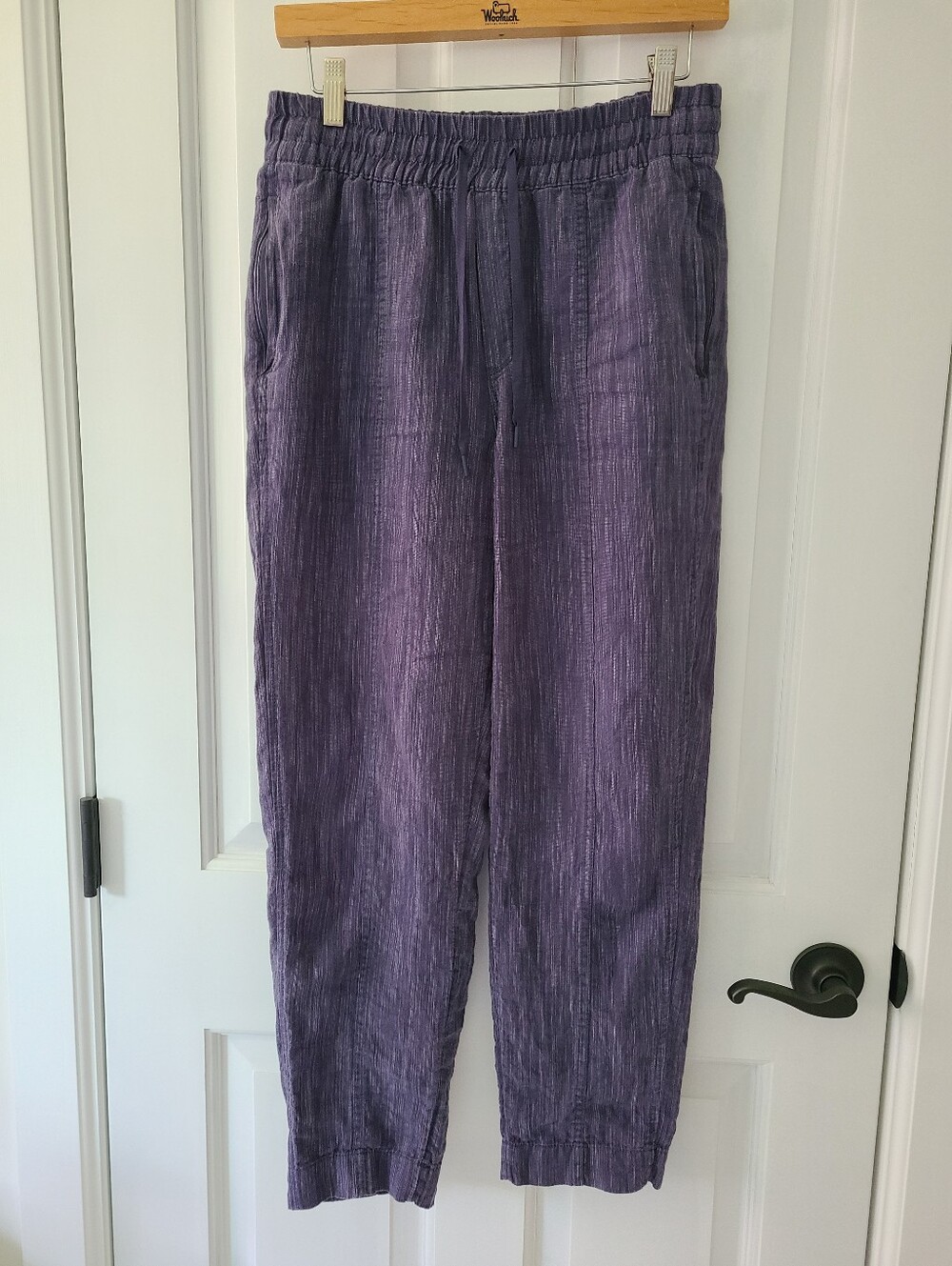 Athleta Straight Leg Linen Pants
